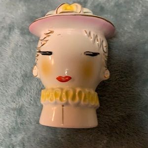 Vintage Lady Head Vase